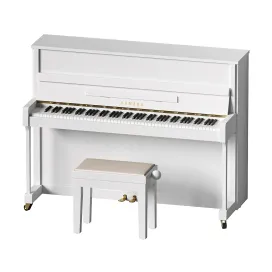 Yamaha PE White Piano with Bench